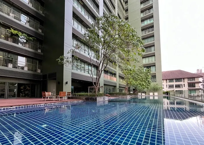 Expansive Modern - Bts Phrom Phong - Ultra Fast Wifi 방콕